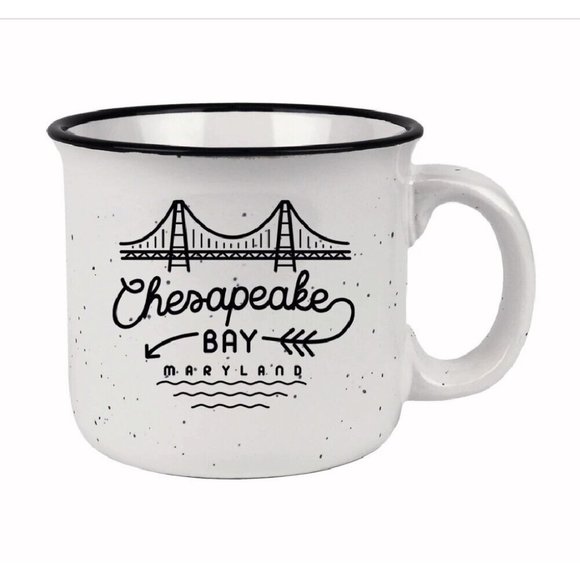 Chesapeake Bay Coffee Soup Mug - NEW Fast Ship - Picture 1 of 3